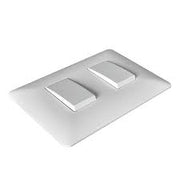 INTERRUPTOR DOBLE (9/15) 10A 250V (BLANCO)STANFORD